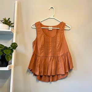 Anthro (Vanessa Virginia) Peplum Tank